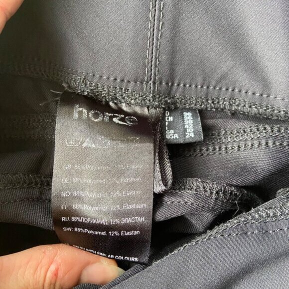 Womens Horze Leah Full Grip Riding Tights Black size 24 - Picture 10 of 10